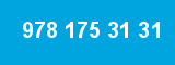 978 175 31 31 978 175 31 31